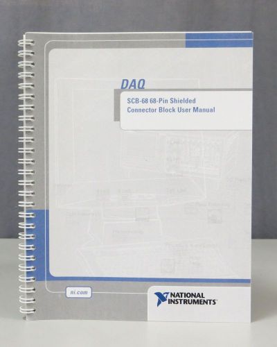 National Instruments DAQ SCB 68-Pin Shielded Connector Block User Manual
