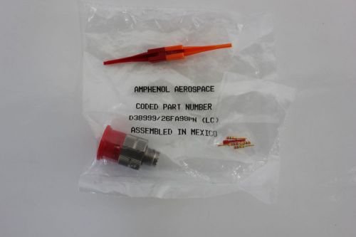 NEW AMPHENOL MIL SPEC CIRCULAR CONNECTOR W/CONTACTS  D38999/26FA98PN (S8-3-30A)