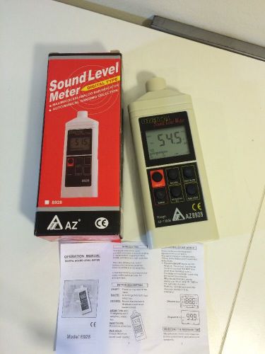 8928 Decibel Meter Digital Accurate Sound noise pressure Level tester 40-130 db