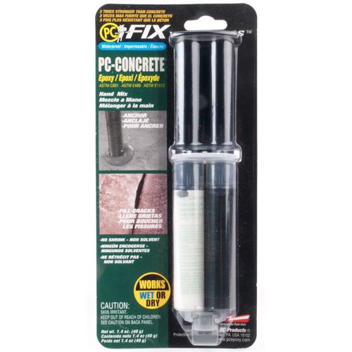 1oz 2-part pc concrete epoxy cement paste new for sale