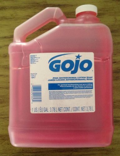 Gojo pink antimicrobial lotion soap one gallon for sale