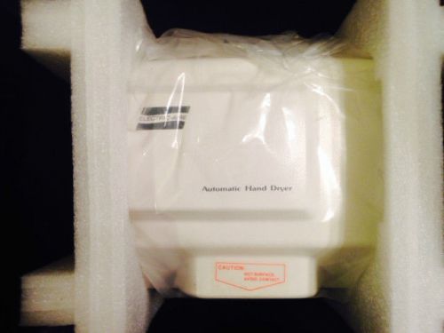 Nip automatic hand dryer electric aire le1-115v white-free ship u.s. u.s. for sale