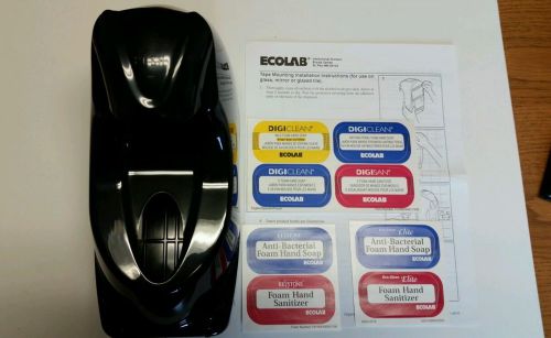 Ecolab 92632007 DIGIFOAM Black Commercial Hand Soap Dispenser Wall Mounted NEW