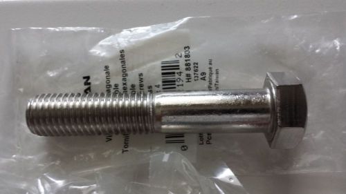 6 hillman stainless steel hex cap screw 3/4-10 x 4 for sale