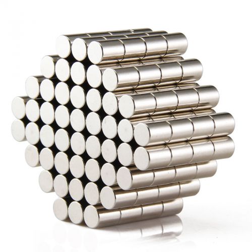 Cylinder 6pcs 6mm thickness 7.5mm N50 Rare Earth Strong Neodymium Magnet