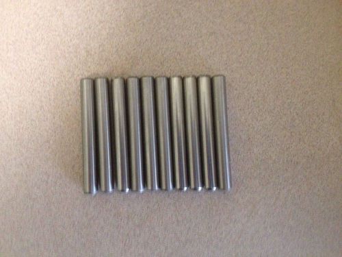 Alloy dowel pins 1/4&#034; x 2&#034; stainless steel 2mb85 10 pieces for sale