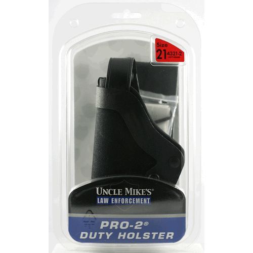 Uncle mike&#039;s 4321-2 pro-2 holster kodra black jacket slot size 21 lh clam for sale