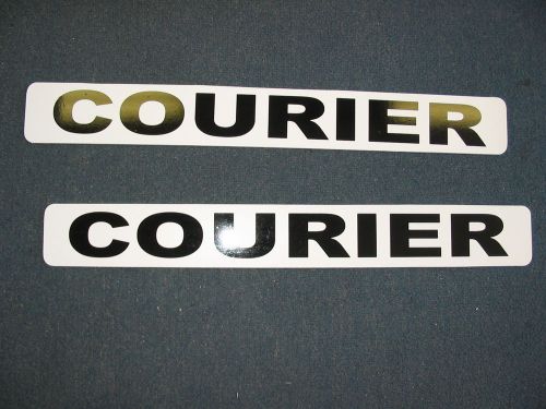 COURIER Magnetic Vehicle Signs to fit car truck or VAN SUV MAIL delivery Food