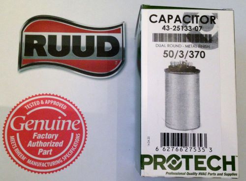 Rheem ruud capacitor 50/3 370 43-26261-14 43-23204-14 for sale