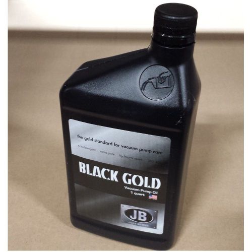Jb #dvoq vacuum pump oil &#034;black gold&#034; 1 quart bottle - new! for sale