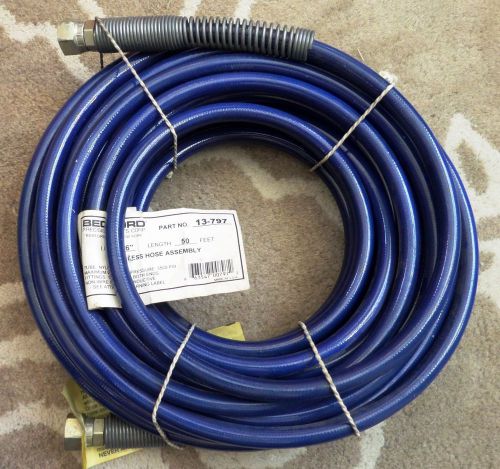 Bedford Airless Hose Assembly, 3500PSI, 3/16&#034; ID, 3/8&#034; NPT, 50&#039; foot