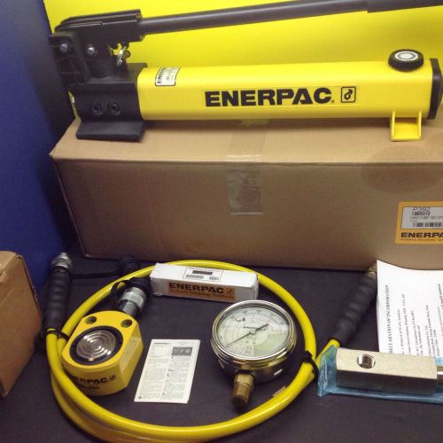 Enerpac rsm-200 20 ton low height hydraulic cylinder set p392 pump gf230p new! for sale