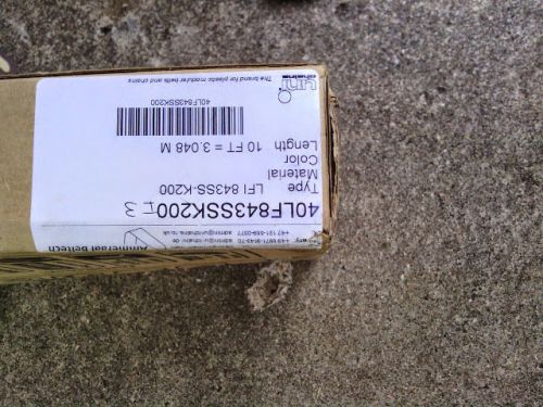 Unichains 40LF843SS200 Brown Acetel Conveyor Chain 10 feet - NEW in Boxes