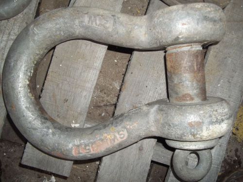 Screw pin bolt clevis rigging anchor shackle swl 35t 2&#034; screw pin for sale