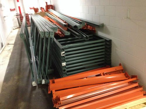 Interlake drive-in pallet racking system, includes hardware for sale