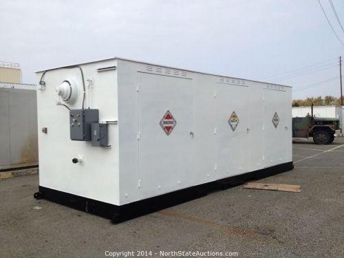 Hazmat Storage 6 Door, Ventilated, Dry Chemical Extinguishing System, Insulated