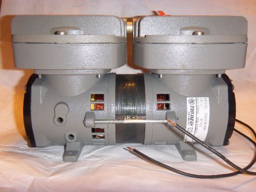 Thomas dual power air compressor / vacuum pump 2207ce18-945a 115v 60hz 1.1a for sale