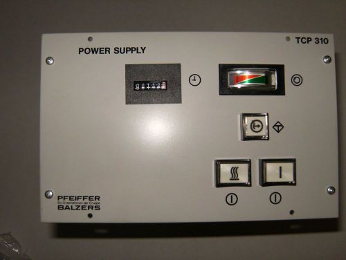 Pfeiffer balzers tcp-310 vacuum turbo pump controller power supply for sale