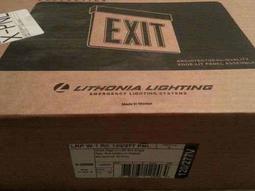 Lithonia Lighting LRP W 1 RC 120/277 PNL Exit Light