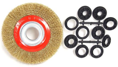 1pc lots - 6&#034; brush steel wire wheel bench grinder criped 5/8&#034; 3/4&#034; 1/2&#034; 7/8&#034; 1&#034; for sale