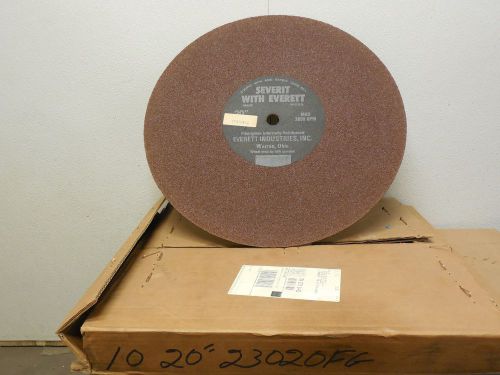 Everett dry reinforced abrasive cut-off wheel 23020fg 20&#034; inch 2650rpm lot of 10 for sale