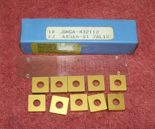 Hertel   ceramic  inserts   snga 432 t12      pack of 10  **special sale price** for sale