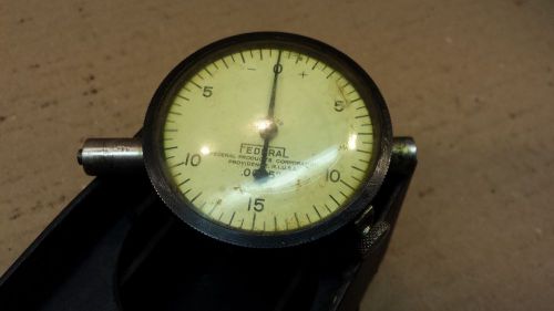 Federal Products Co. Dial Indicator w/ 0.1 Range &amp; .0005 Grad. Model #C5M USA
