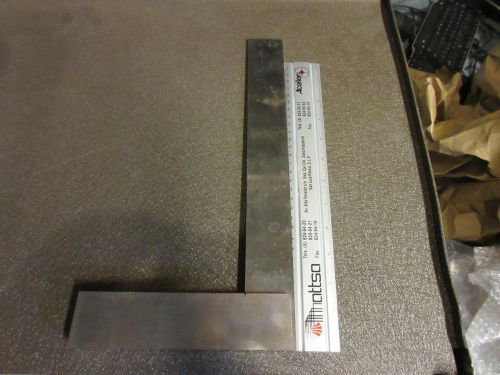 Moore &amp; Wright No. 400 B.S.939 12&#034; Square Machinist Large Nice! Straight Edge