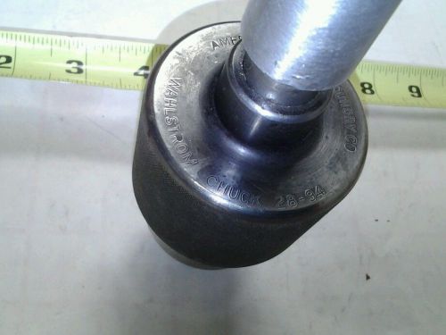Wahlstrom Automatic Drill Chuck  28-94  1/32&#034; to 1/2&#034; with Morse #3 Shank