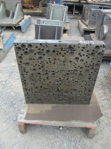 (ab13) 24&#034; x 24&#034; x 2.25 face drilling/machining angle block/plate 24&#034; x 18&#034; base for sale