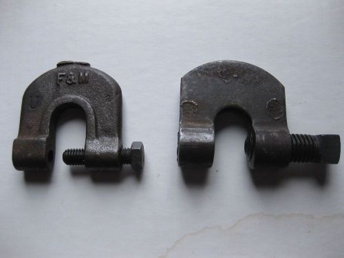2 industrial c clamps- seating clamps F&amp;M clamp