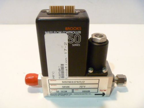BROOKS 5850C 50SCCM GAS AR Mass Flow Controller