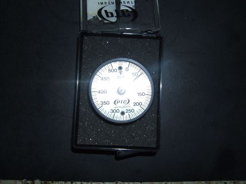 PTC Dual Magnets Surface mount Thermometer - 313F - 0 - 500 deg F - Used