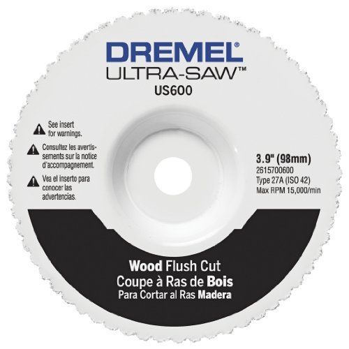 Drex9 us600-01 dremel ultra-saw 4-in wood flush cut wheel for sale