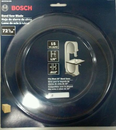 (3) bosch 72-1/2-in l x 1/8-in w carbon 10-in band saw blade   free shipping for sale