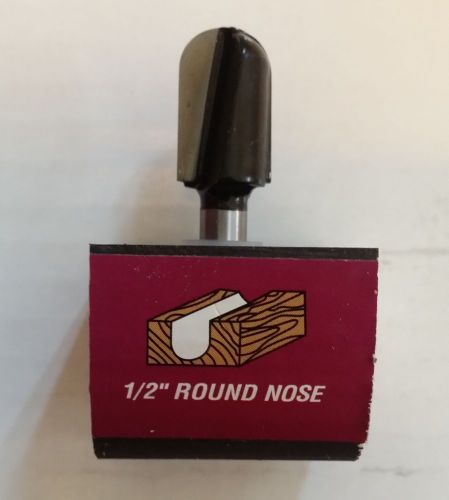 1/2&#034; round nose router bit 1/4&#034; shank c3 carbide core box fluting woodwork new! for sale