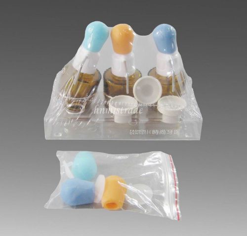 Dental Solution dispenser Management Bottles For Dentist 3pcs 45ml