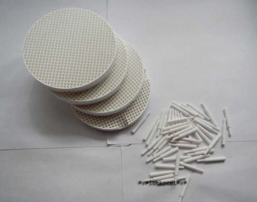 4 Dental Lab Porcelain Honeycomb Firing Trays With 40 Zirconia