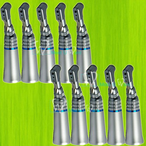 10pcs Dental NSK Style Low Slow Speed Handpiece Contra Angle E Latch 2.35mm Burs