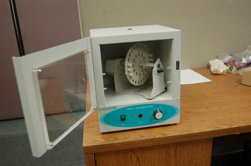 Labnet 5110 mini- incubator w/ removable orbital Rotisserie wheel mixer