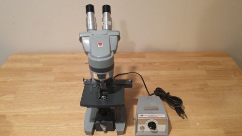 AO American Optical MICROSCOPE  1036A w/ Objective and Transformer