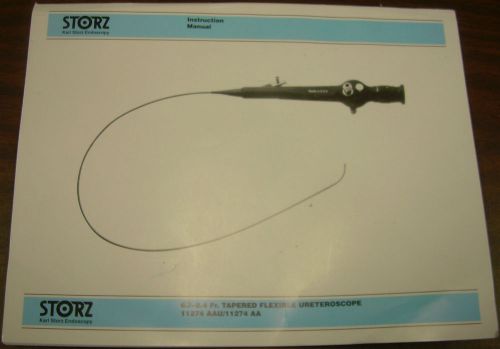 Instruction Manual for Storz Tapered Flexible Ureteroscope 11274 AAU