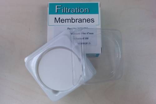 A pack of 100 pieces 47mm 0.45um ptfe membrane filters for sale