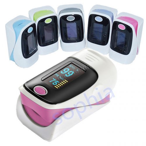 Oximeter Pulse OLED Fingertip Blood Oxygen SpO2 PR Heart Rate Monitor Pressure