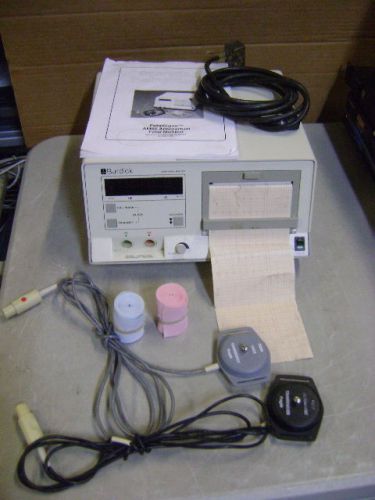 BURDICK AM66 ANTEPARTUM BABY FETAL SIGNS MONITOR CHART RECORDER TOCO TRANSDUCER