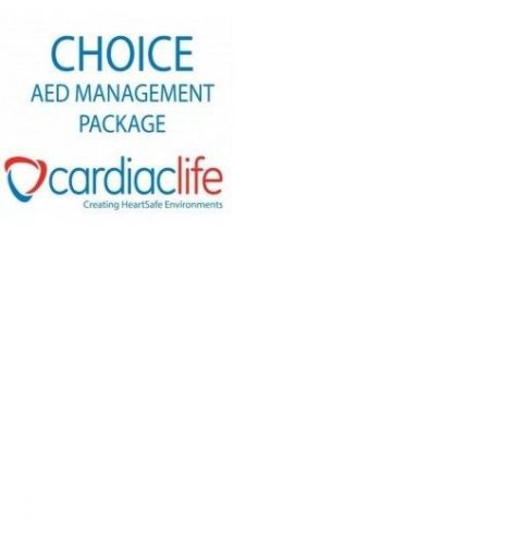 Aed tracking + medical direction 5 year plan + cpr key chain and sign package for sale