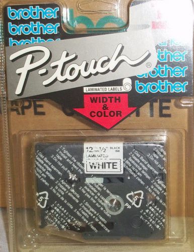 Genuine Brother TZ231 1 PACK tape cassettes for P-touch BLACK ON WHITE 1/2IN12MM