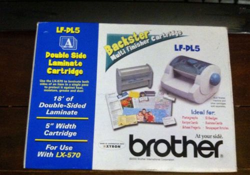 Brother LF-DL5 Double Side Laminate Laminator Cartridge ~ 18&#039; Long x 5&#034; W