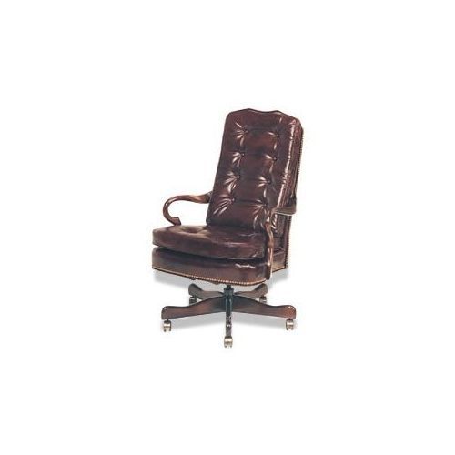 New chair executive wood leather removable leg hand-crafted usa mk-139 for sale