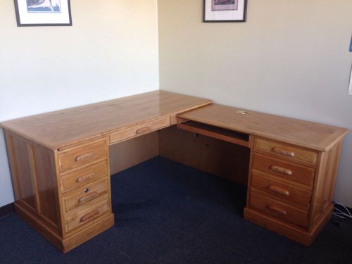 Oak Business Office Desk